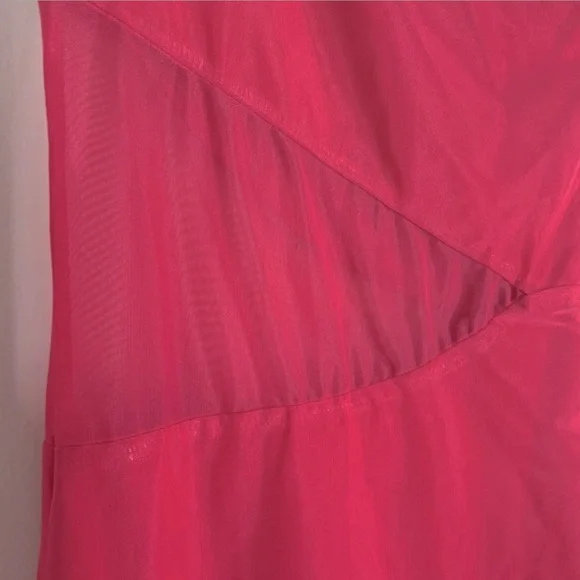 superdown Jerica Mesh Mini Dress in Hot Pink Size XL - Picture 4 of 7